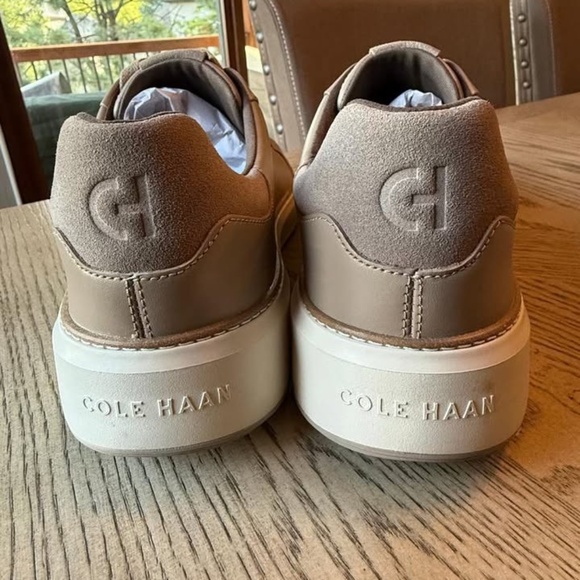 Cole Haan Grandpa Top Spin Sneaker Dune Truffle size 14M - Picture 2 of 5